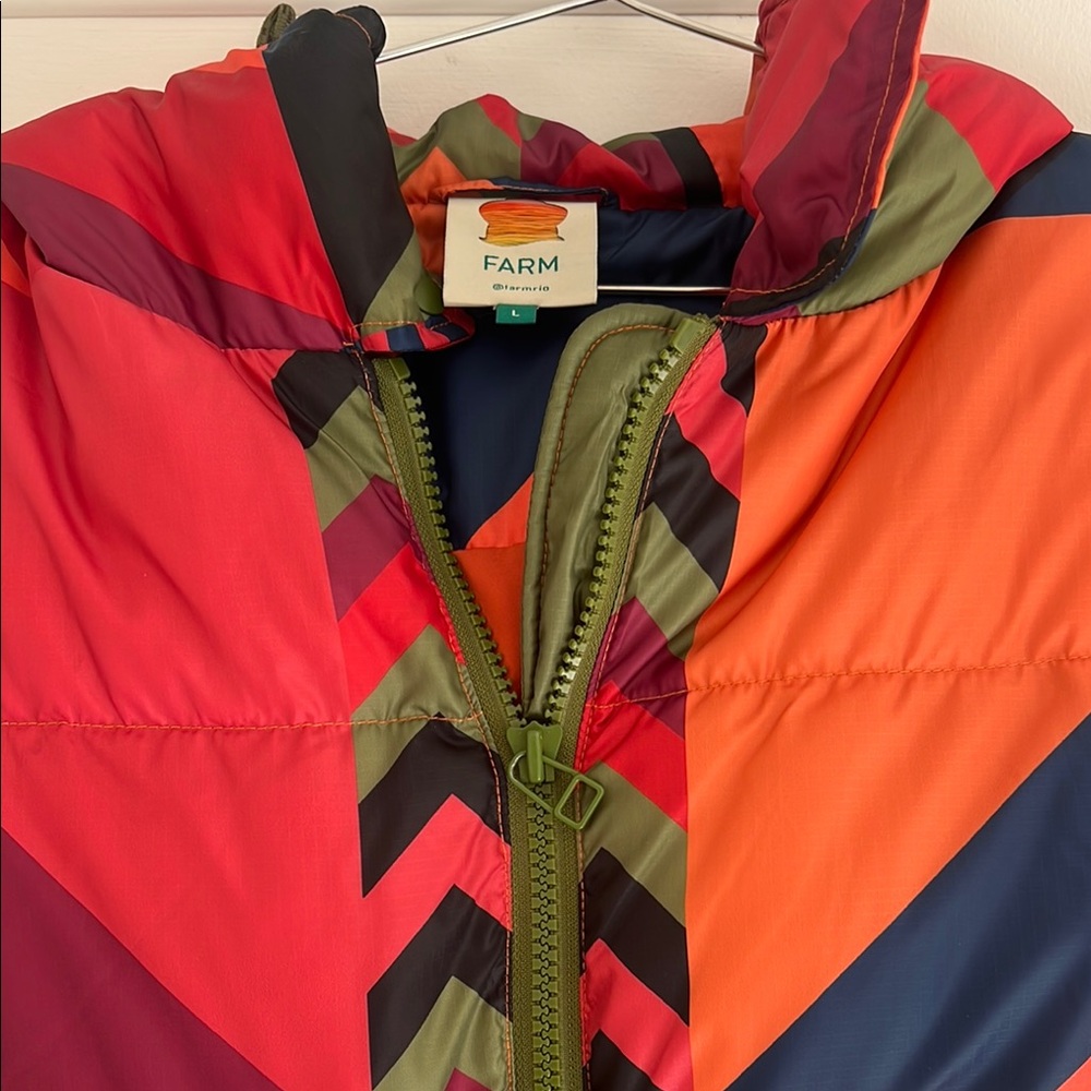 FARM Rio Multicolor Puffer Jacket - Picture 3 of 5